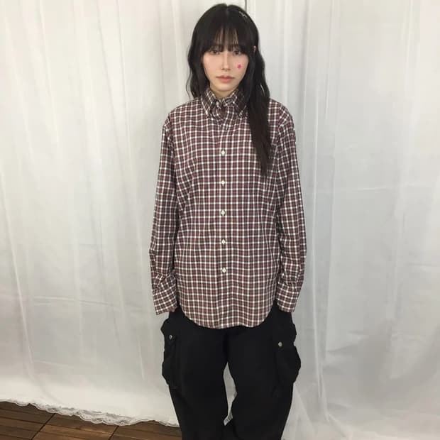 Lauren Ralph Lauren Red Plaid Shirt