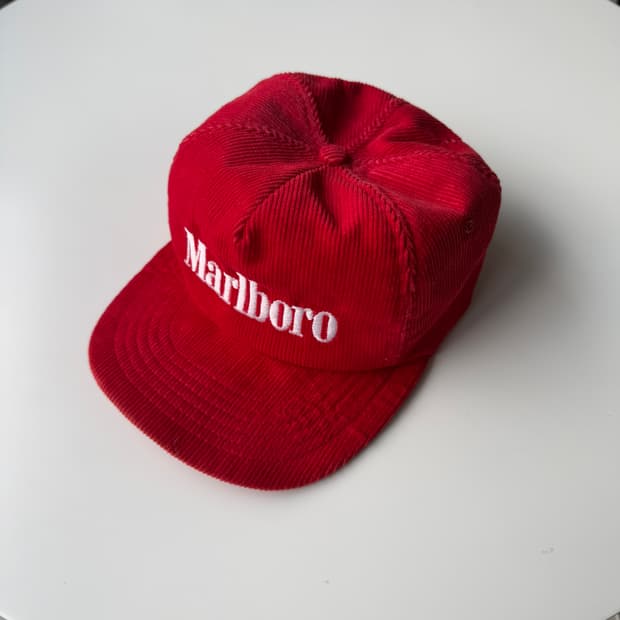 80s Made in USA 말보로 코듀로이 캡