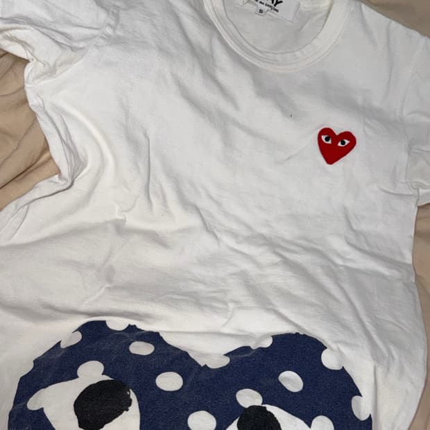 꼼데가르송 반팔 s