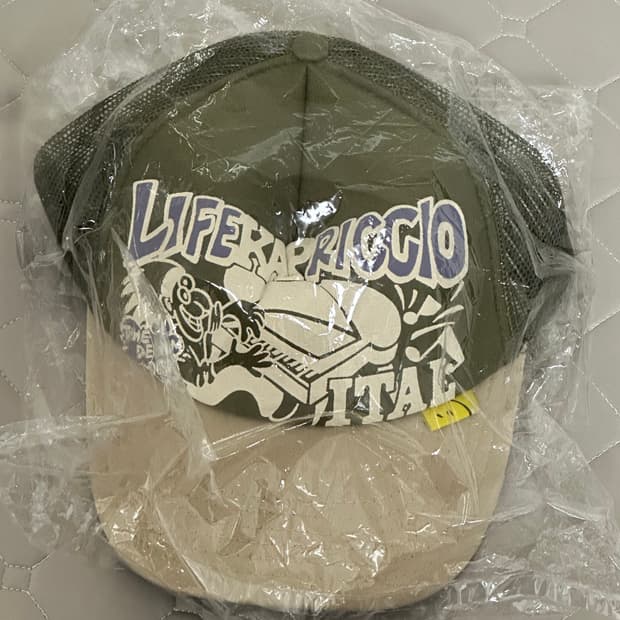 캐피탈 트러커캡 베이지