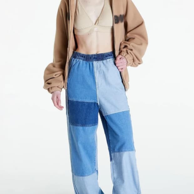 아디다스 X 크세니아 슈나이더 패치워크 진스