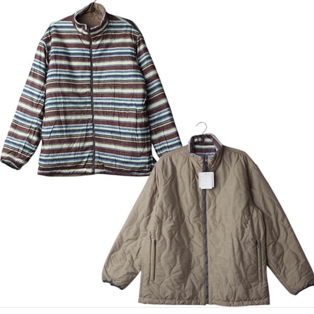 빈티지 리버시블 퀄팅 자켓 