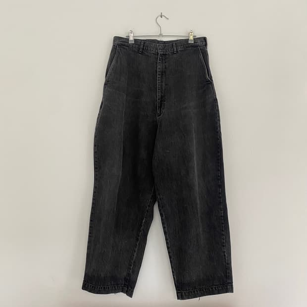 엔할리우드 베기 데님팬츠