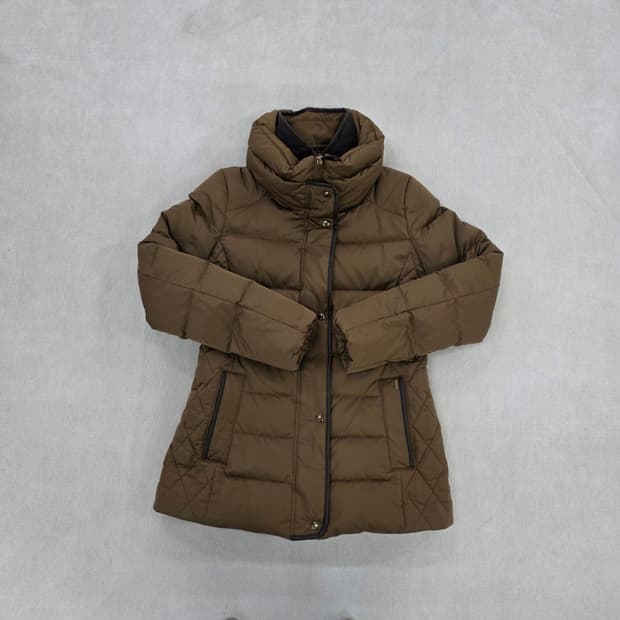 [85] 헤지스 여성 집업 덕다운 패딩 점퍼 1230J