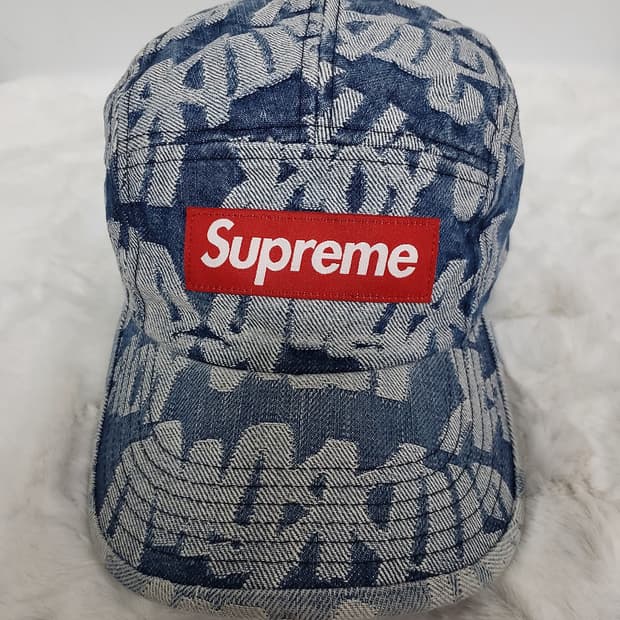 슈프림 자카드 캠프 캡