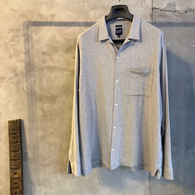 GAP 갭 오픈칼라넥 셔츠 100~105