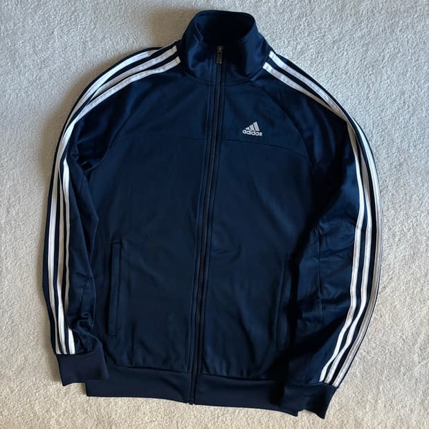 아디다스 네이비 스몰로고 져지