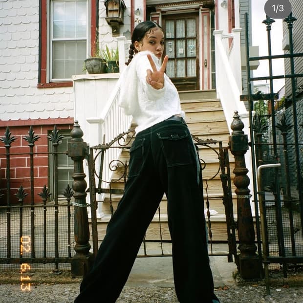 unif 유니프 quote pants 와이드 코듀로이 팬츠