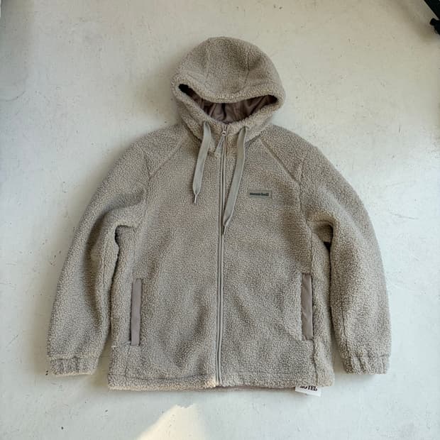 몽벨 빈티지 플리스 후드자켓 L