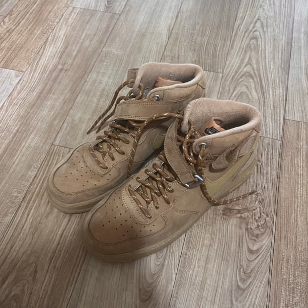Nike Air Force 1 Mid '07 WB Flax 된장 포스