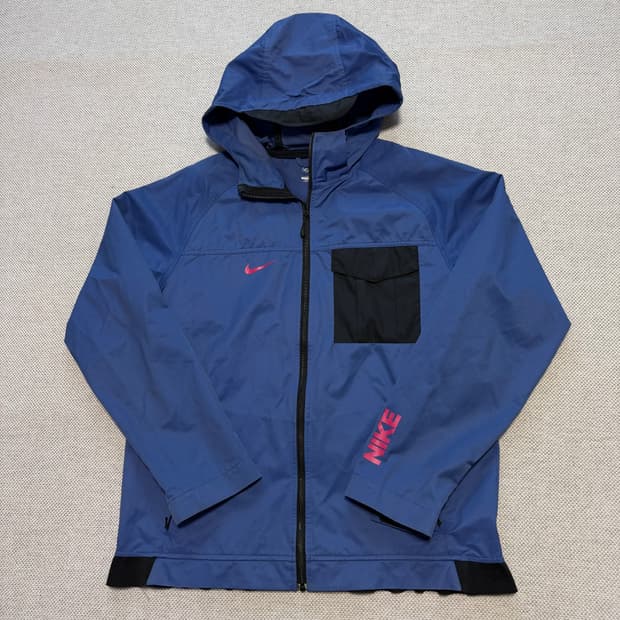 나이키 로고 포켓 바람막이 자켓