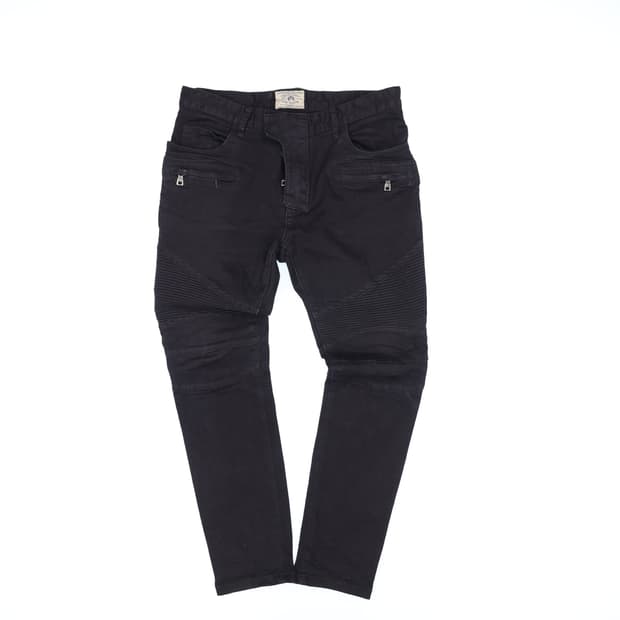 3 J.M.C 남성 바이커 흑청 팬츠 0326J