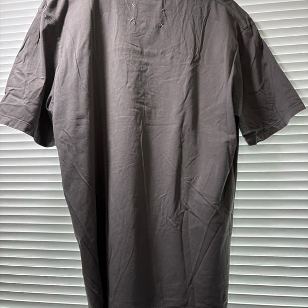 (XL) 마르지엘라 오가닉 코튼 백 스티치 반팔
