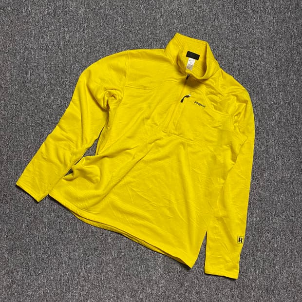 🌊 Patagonia R1 Pull-over Yellow XL 