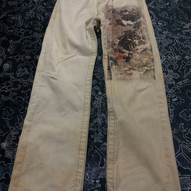 오리엔탈 패치 데님