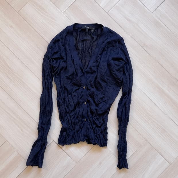 [Theory] Semi-Sheer Cardigan