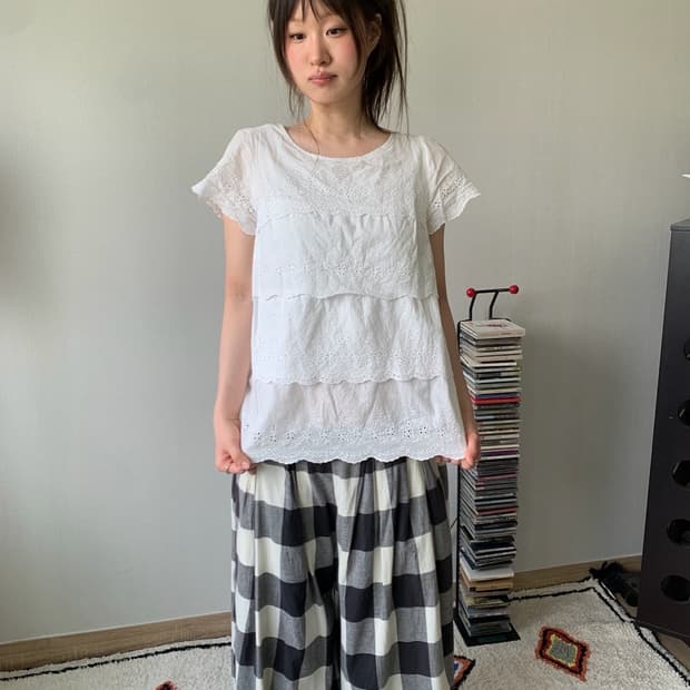 earth music&ecology, Scallop top