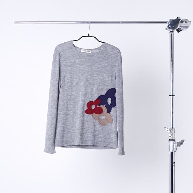 Flower Knit Top