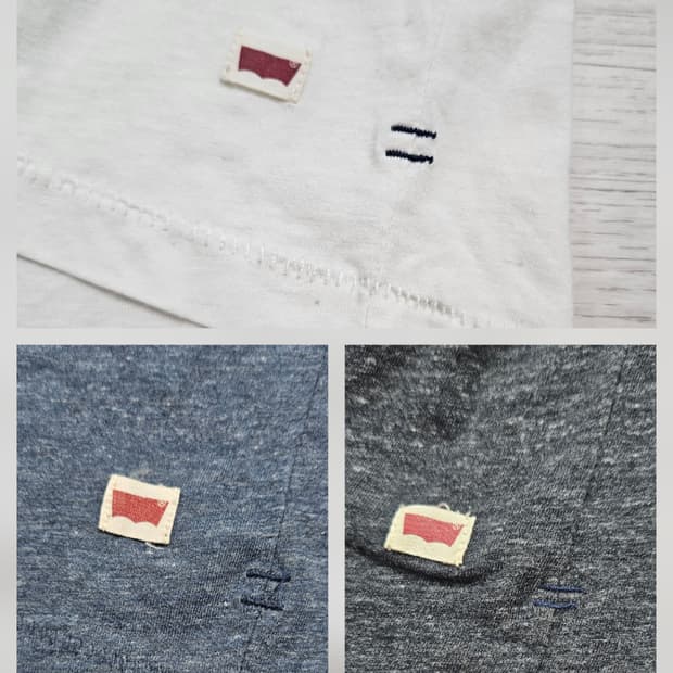 리바이스 브이넥 반팔티셔츠 95