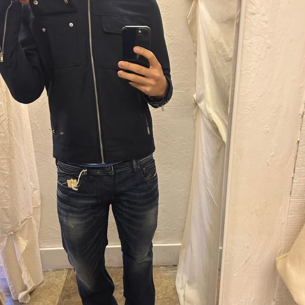 Hum 지퍼 디테일 자켓