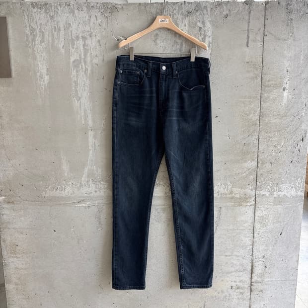 빈티지 리바이스 522 블랙 데님 팬츠