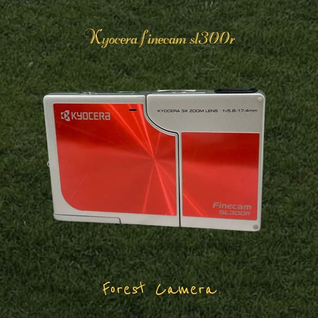 (셀카/희귀) 교세라 finecam sl300r 디지털카메라