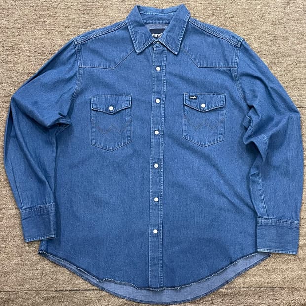 Wrangler 랭글러 웨스턴 데님 셔츠