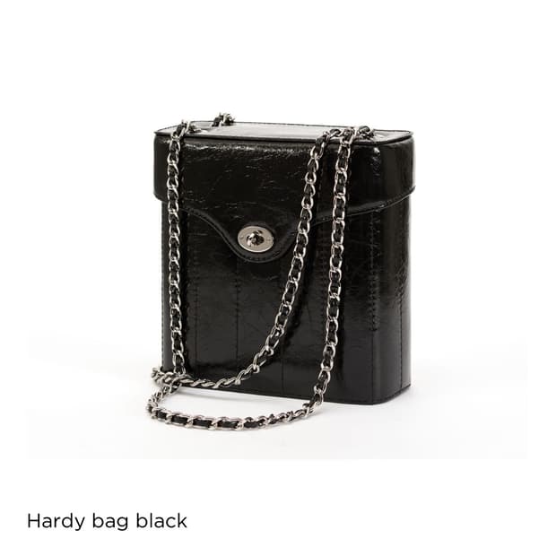 카디널레드 하디백 블랙