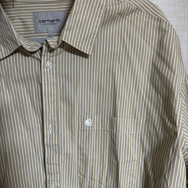 CARHARTT WIP L/S DRAKE SHIRT STRIP