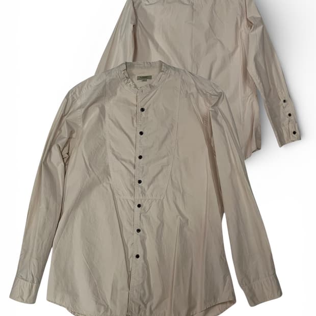 버버리 런던 밴드칼라 슬림핏 셔츠 L