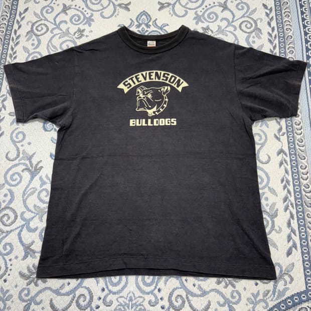 WAREHOUSE Stevenson Bulldogs 프린팅 티셔츠