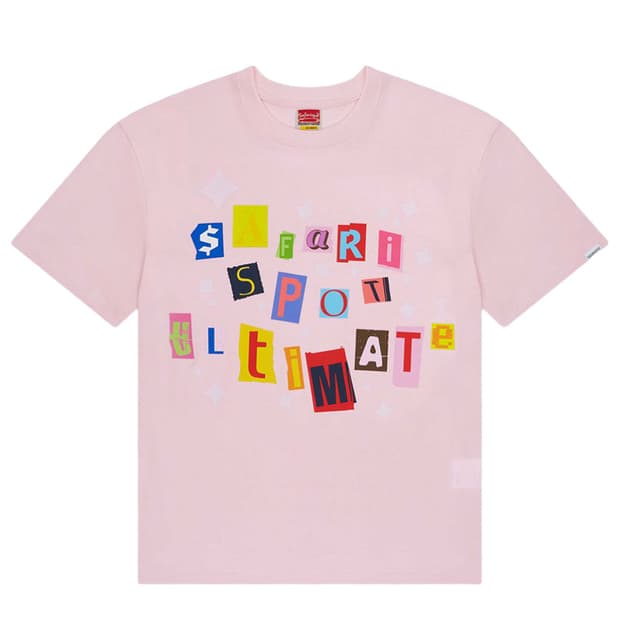 사파리스팟 스티커팩 티 핑크 Safarispot Stickerpack T