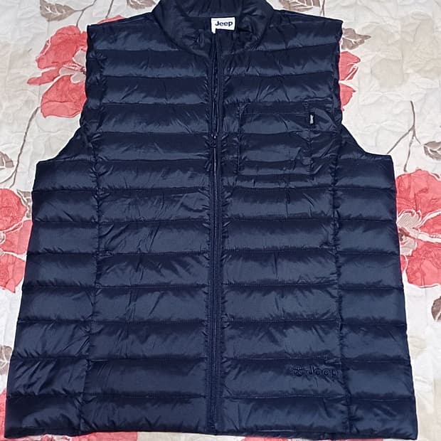 Jeep 오리털경량조끼 105 가슴55 기장69