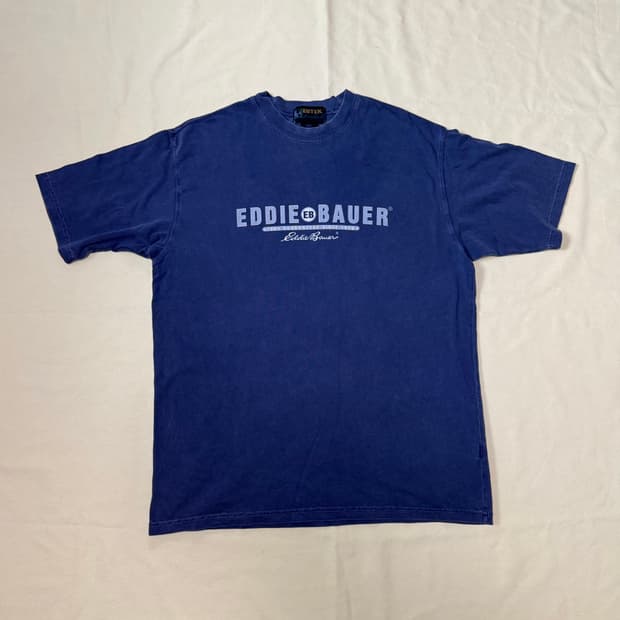 EBTEK (에디바우어) 로고 티셔츠 90s