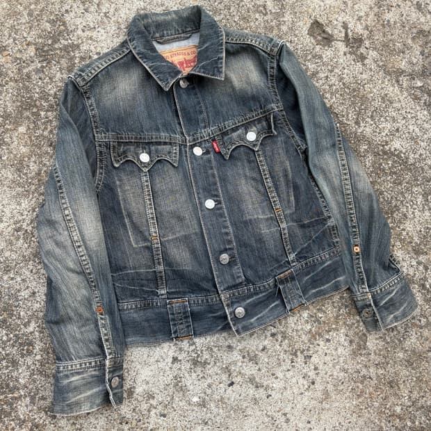 리바이스 70905 흑청자켓