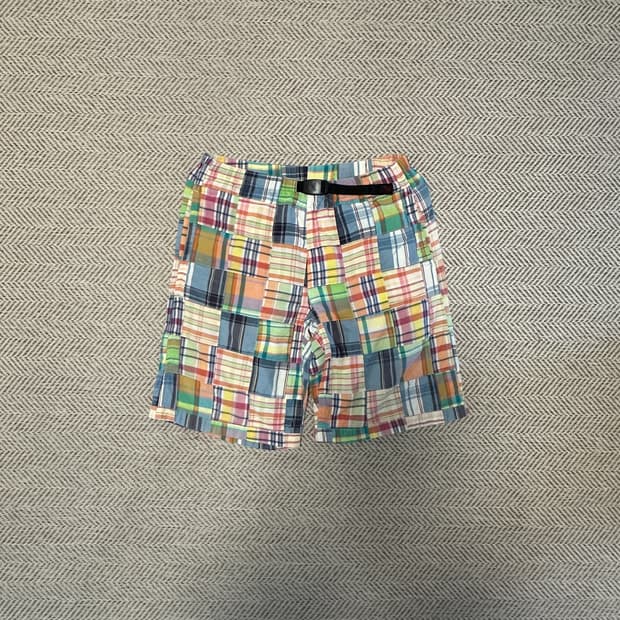 GRAMICCI multi patchwork shorts