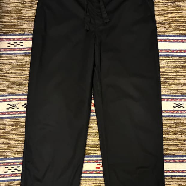 (32~36)00s 폴로랄프로렌 코튼 치노 스트랩 이지팬츠 블랙