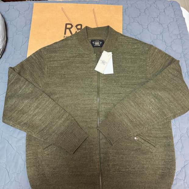 더블알엘 울 코튼 니트 스웨터 M