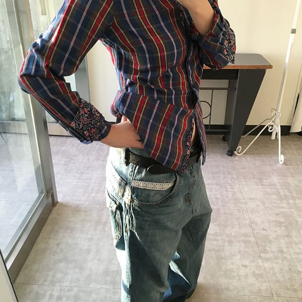 tommy hilfiger) check shirt