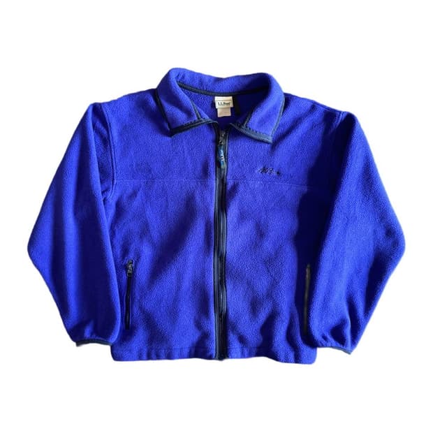 90s L.L.Bean polatec zip up fleeced jack