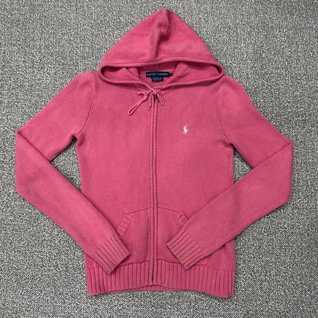 폴로 랄프로렌 니트 후드집업