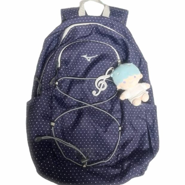 미즈노 네이비 도트 백팩 25L🌀