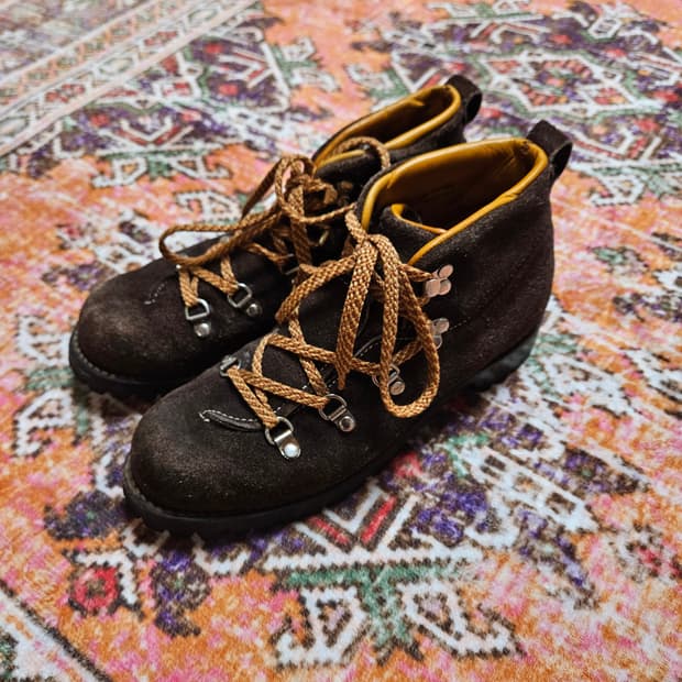 70s 하이킹 부츠 /비브람 아웃솔