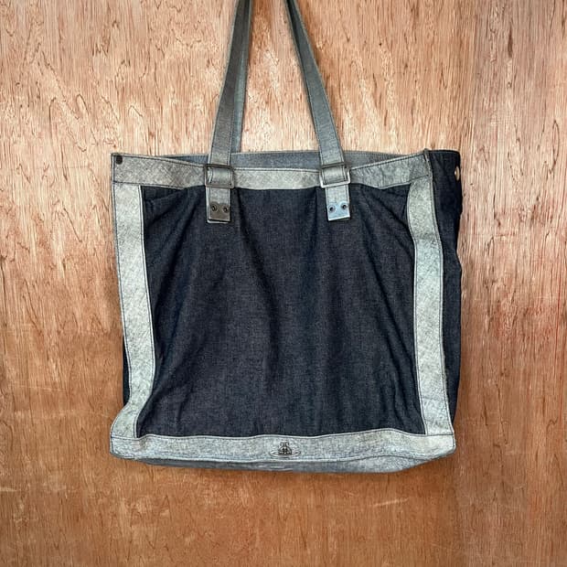 비비안웨스트우드 데님 숄더백