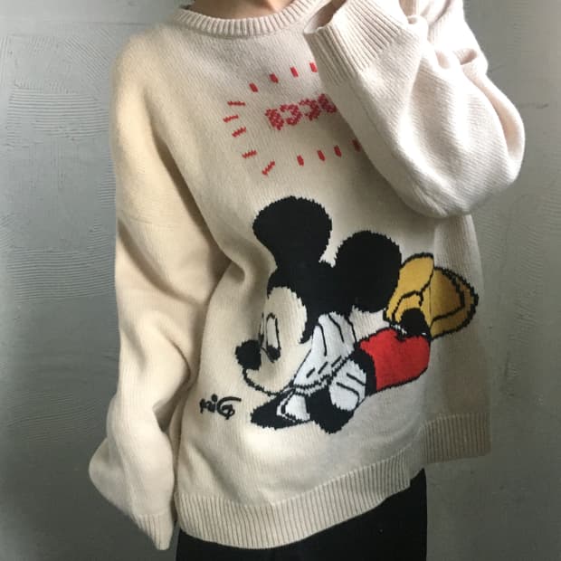 Disney x Gucci 디즈니 x 구찌 미키마우스 울 스웨터