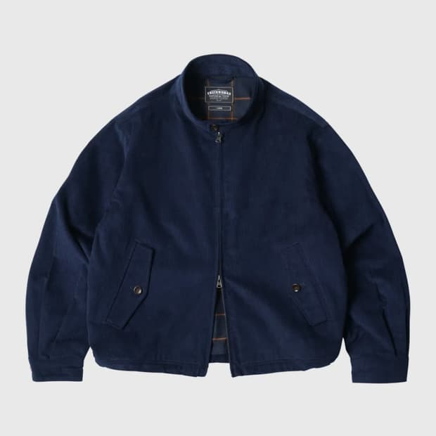 프리즘웍스 코듀로이 해링턴자켓 네이비 L