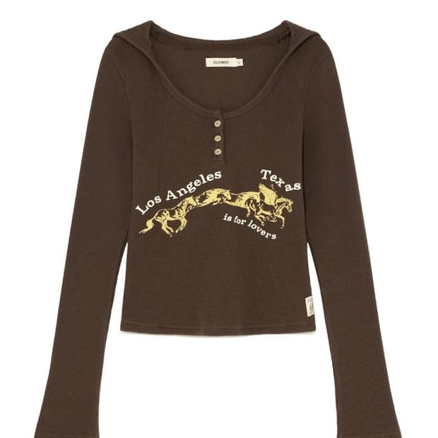 글로니 텍사스 와플 롱 슬리브