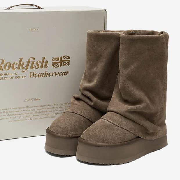 락피쉬 웨더 웨어 미들 롱 어그 부츠 코코아 240 새상품