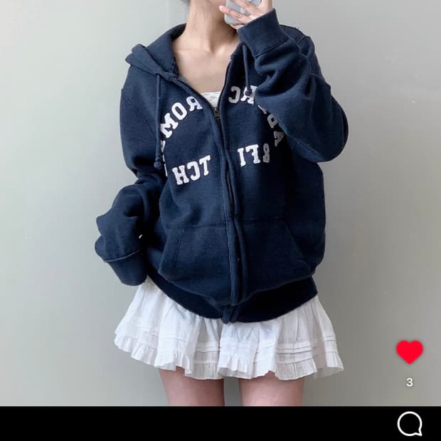 아베크롬비 후드집업 네이비색상