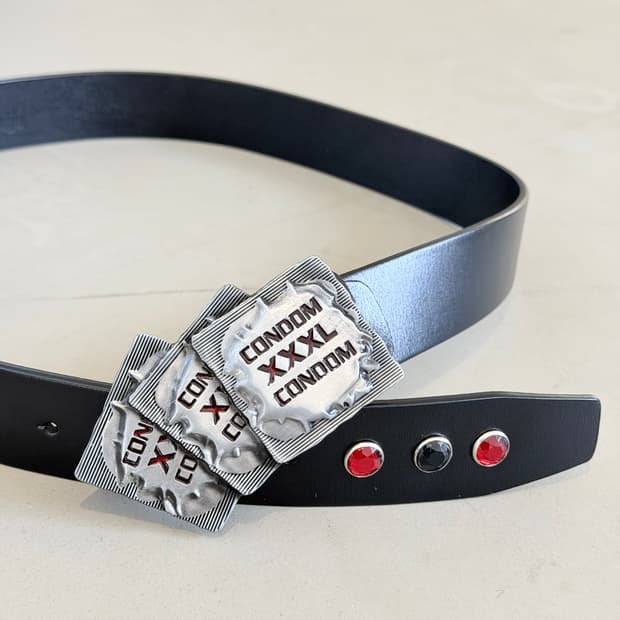 condom gem belt